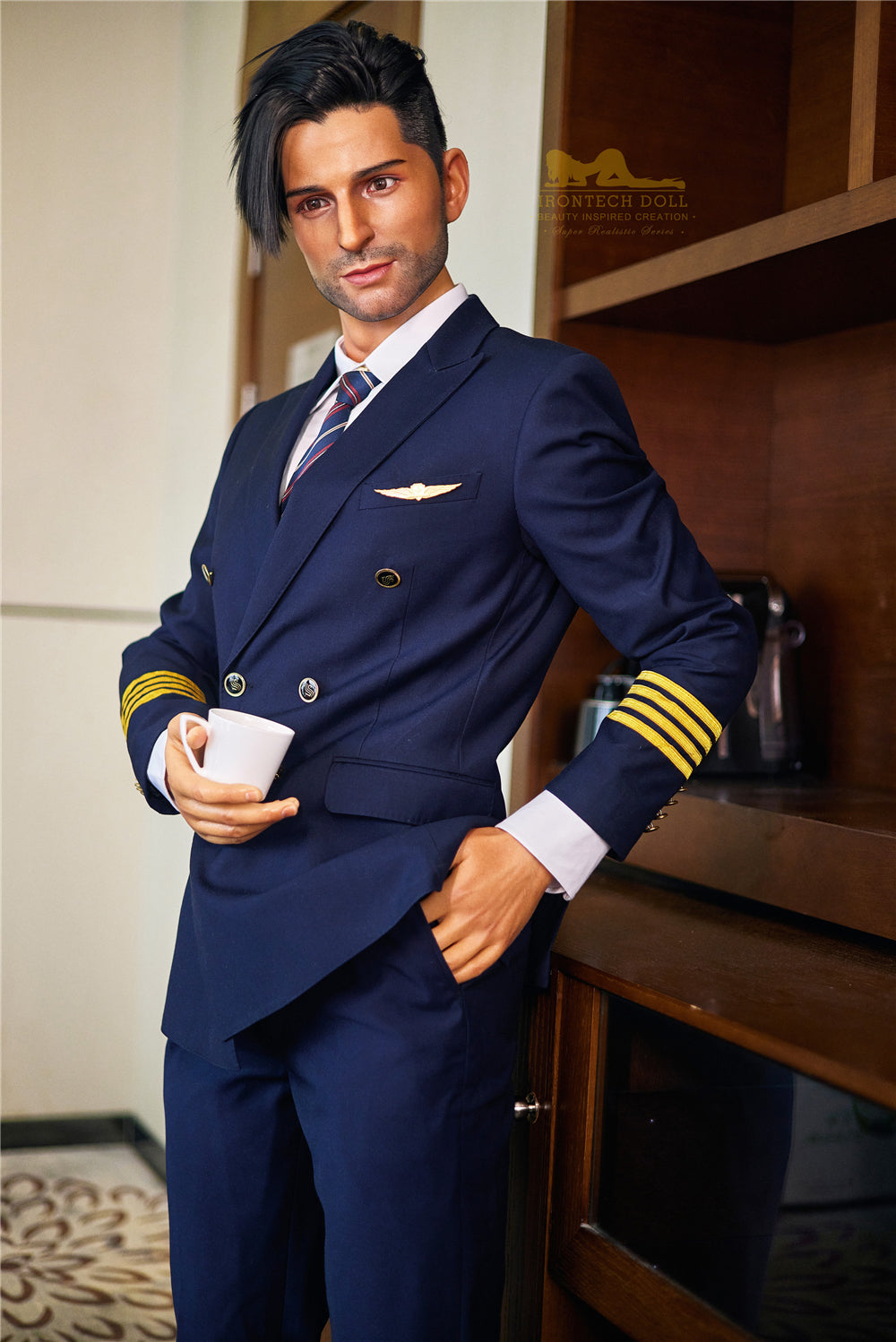 Irontech | George - 5ft9 (176cm) Pilot Silicone Male Sex Doll