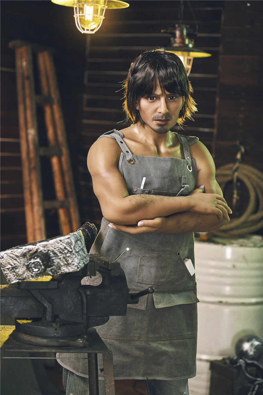 IronTech | Karl - 5Ft 4/162cm Male Sex Doll With Silicone Head-First Love Doll