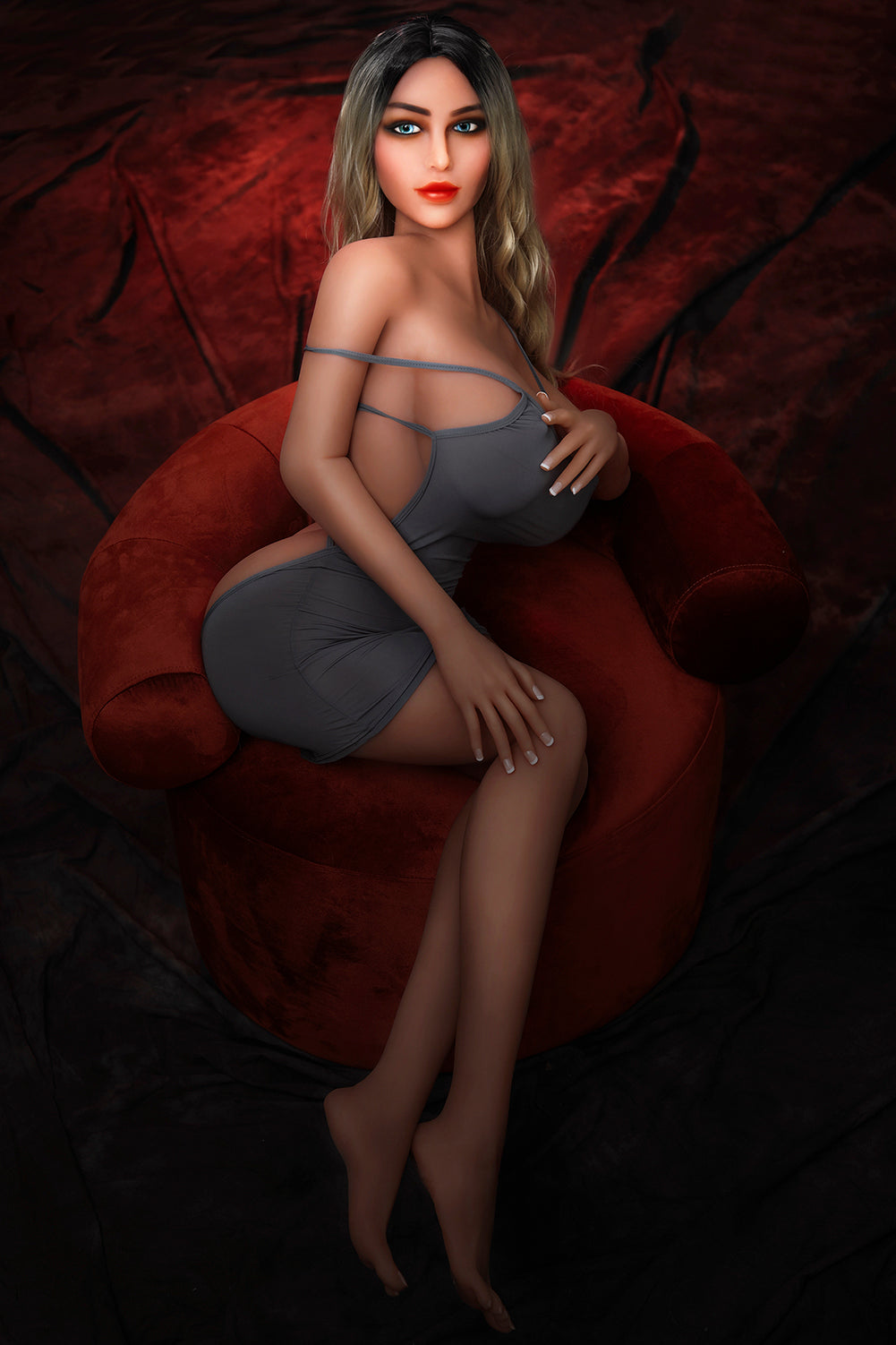 Eve - 158cm (5ft2) Big Breasts Life-Like Sex Doll With Long Blonde Hair ( In stock US)-Honeylovedoll