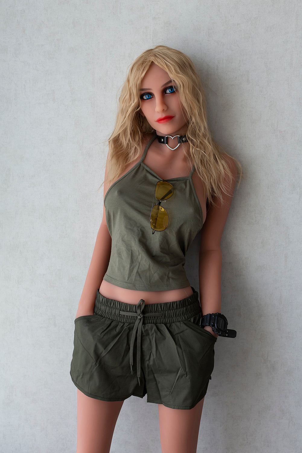 Canna - 166cm (5ft6) Stunning Beautiful Sex Doll With Blonde Curly Hair-Honeylovedoll