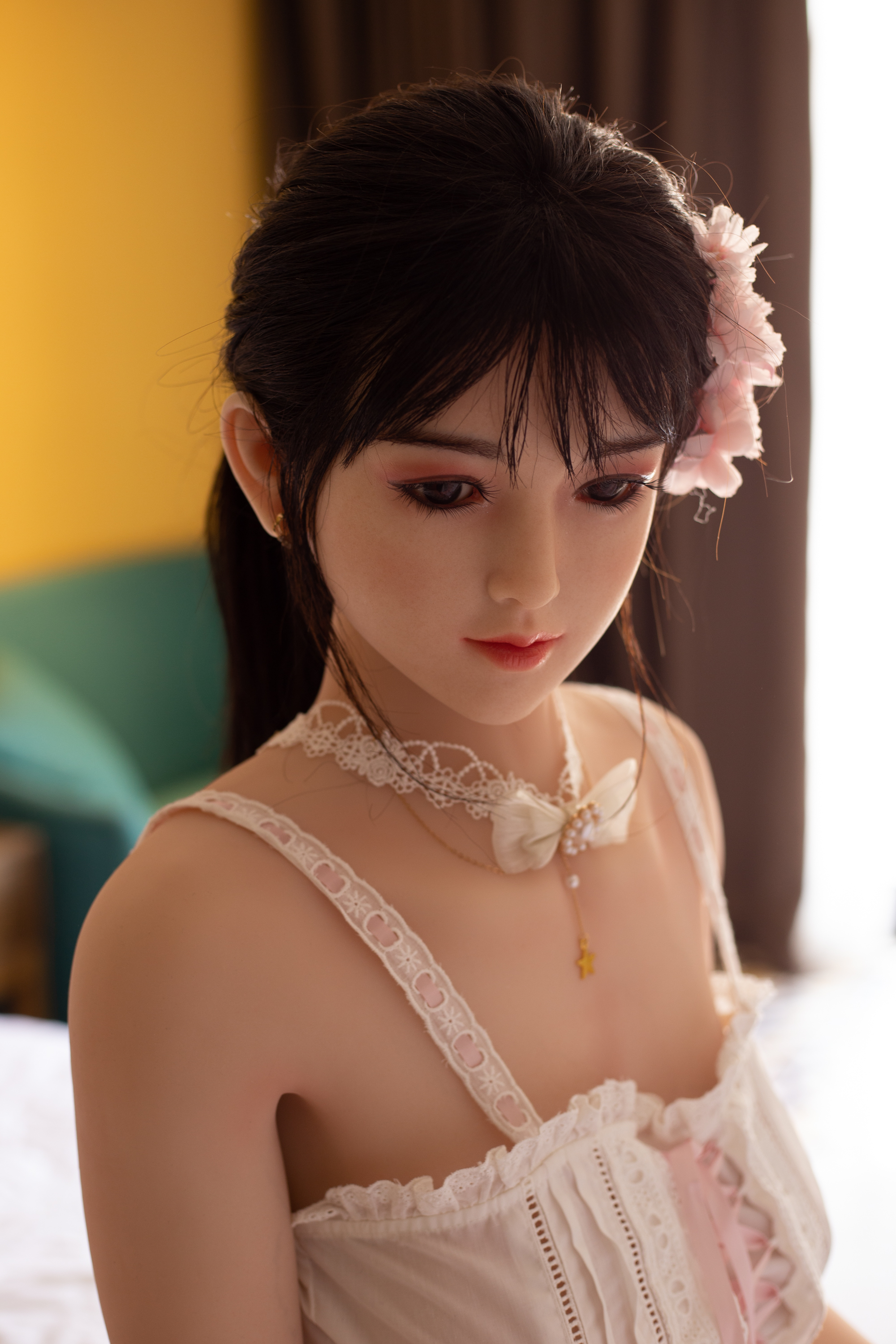 JX Doll | Maki- 4ft 11/150cm Japanese Style Cute Ultra Realistic Silicone Sex Doll-Honeylovedoll