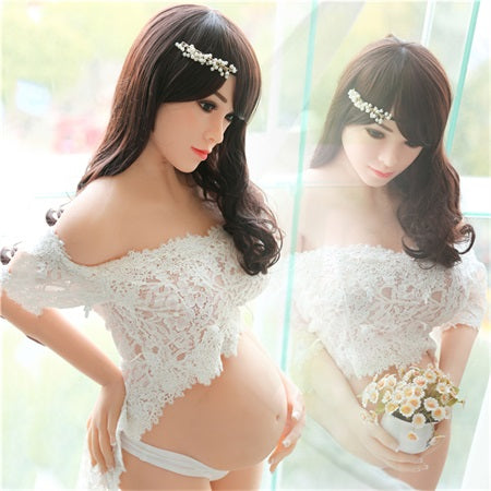Hitomi - 4ft 12(153cm)  Japanese Style Gentle Realistic Pregnant Sex Doll-Honeylovedoll