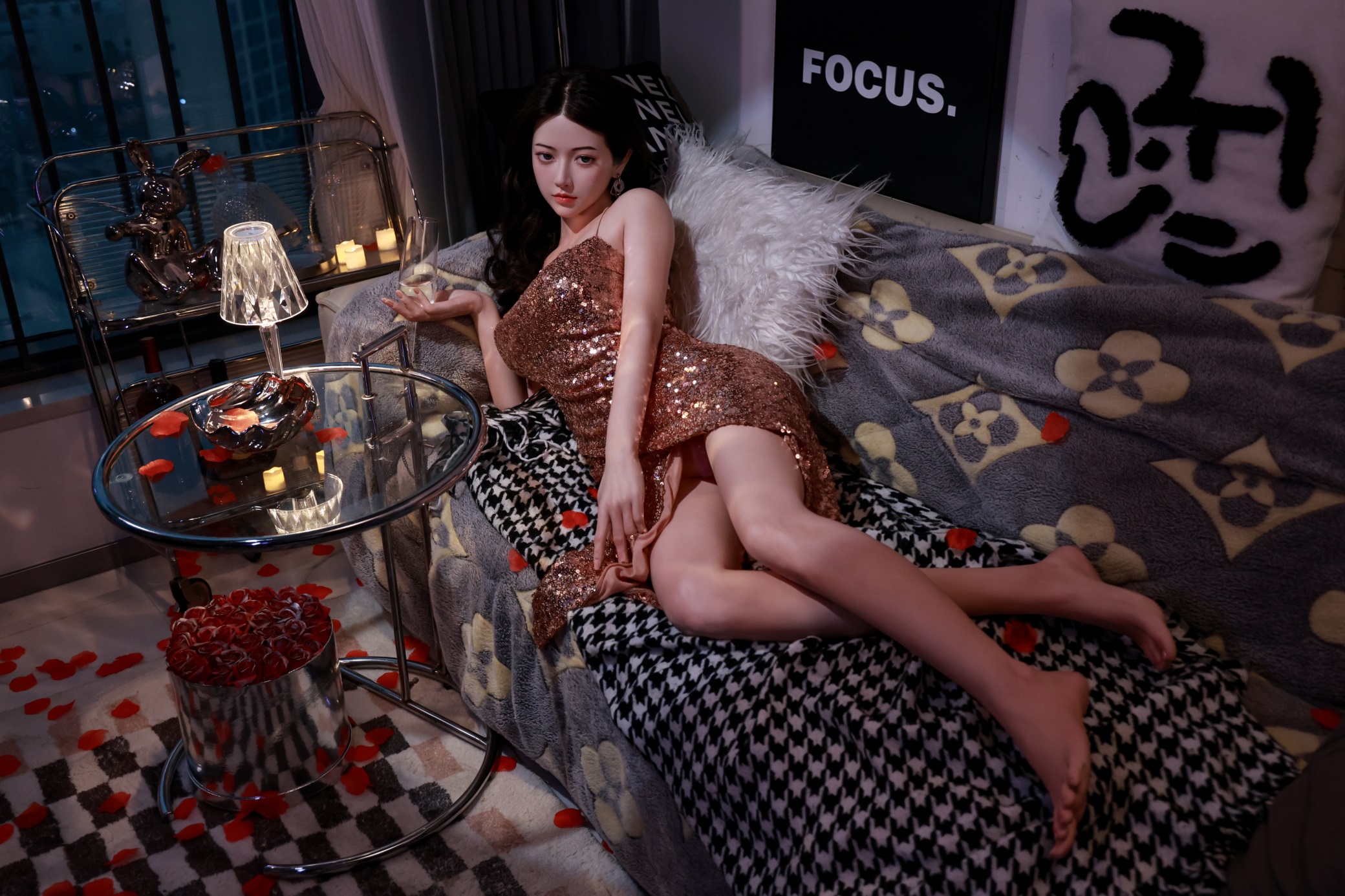 XY Doll丨Fanny - 5ft 2/158cm D-cup ROS Silicone Head Sex Doll