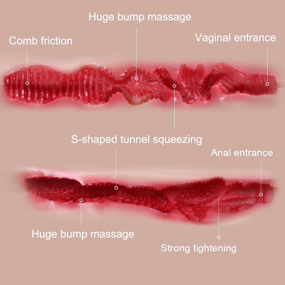 Elica - 34.2in Sex Doll Torso Shemale Queen (In Stock US)-Honeylovedoll