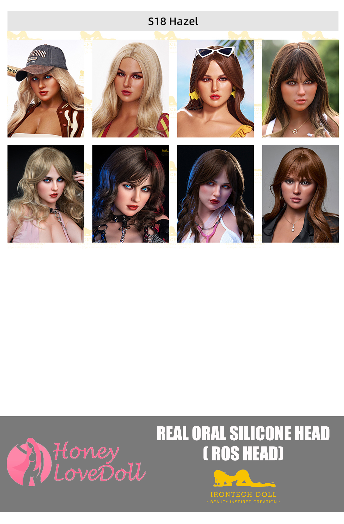 JX Doll丨Silicone Head