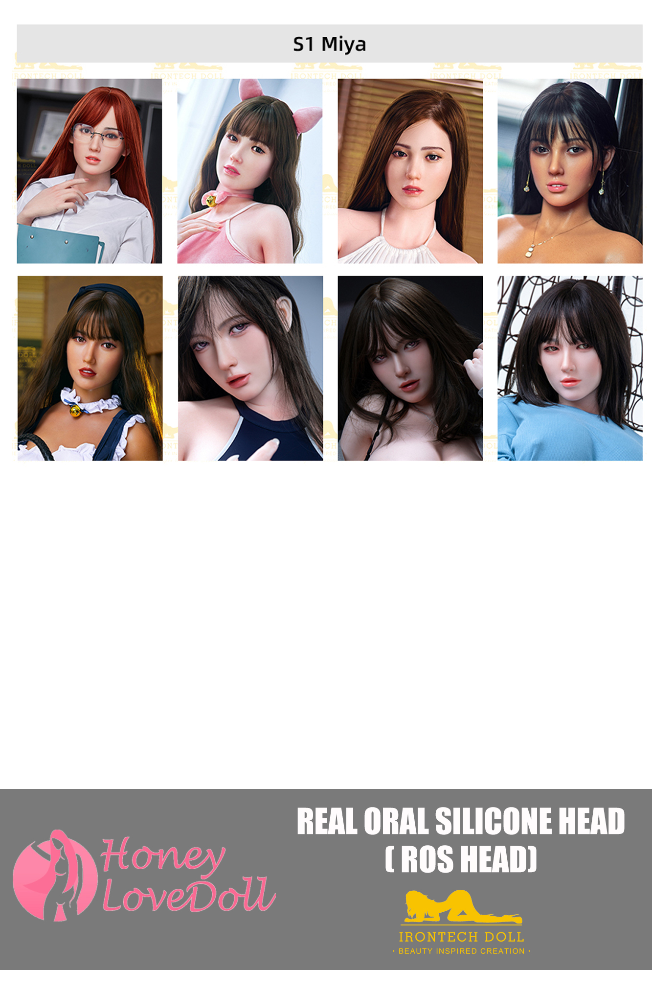 JX Doll丨Silicone Head