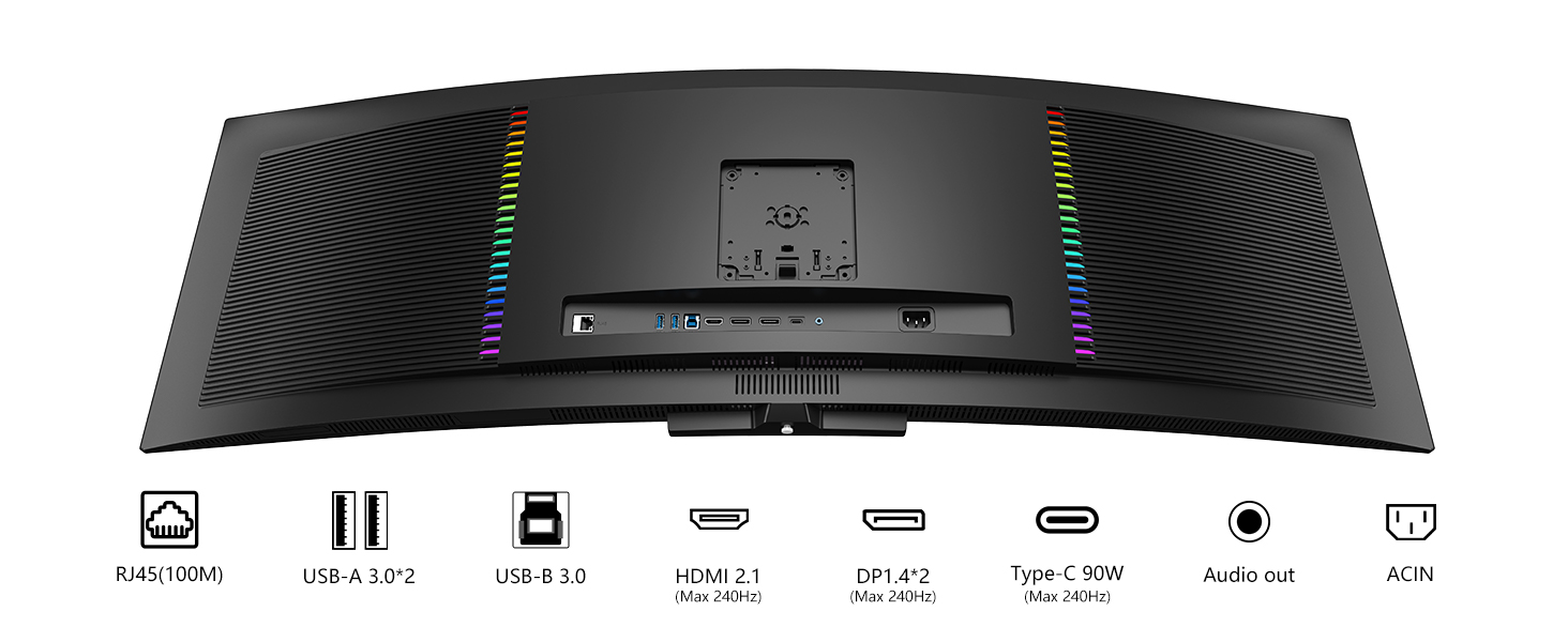 monitor ultrawide curved gaming 49 inch oled 5k pc desktop larger widescreen display