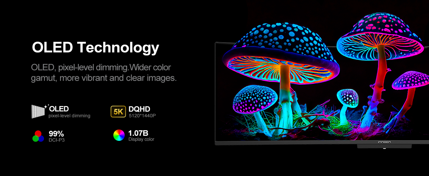 monitor ultrawide curved gaming 49 inch oled 5k pc desktop larger widescreen display