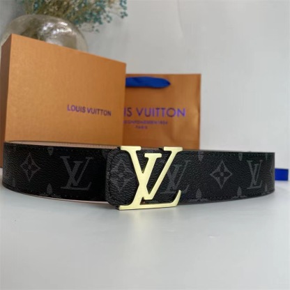 Обръщащ се колан Louis Vuitton LV Initiales + изящна подаръчна кутия