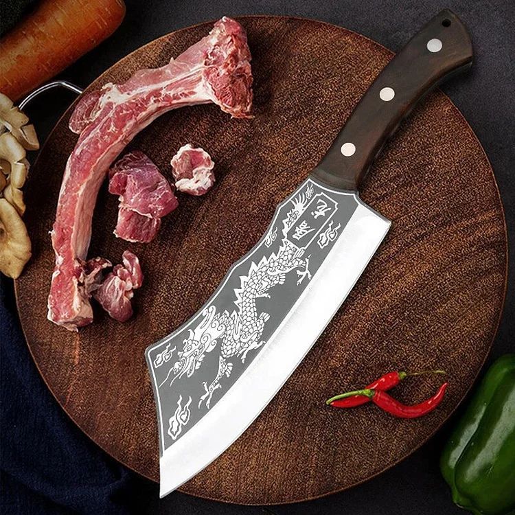 ⏰Промоция от последния ден 50% ОТСТЪПКА Версия от титаниева стомана Black Dragon Knife