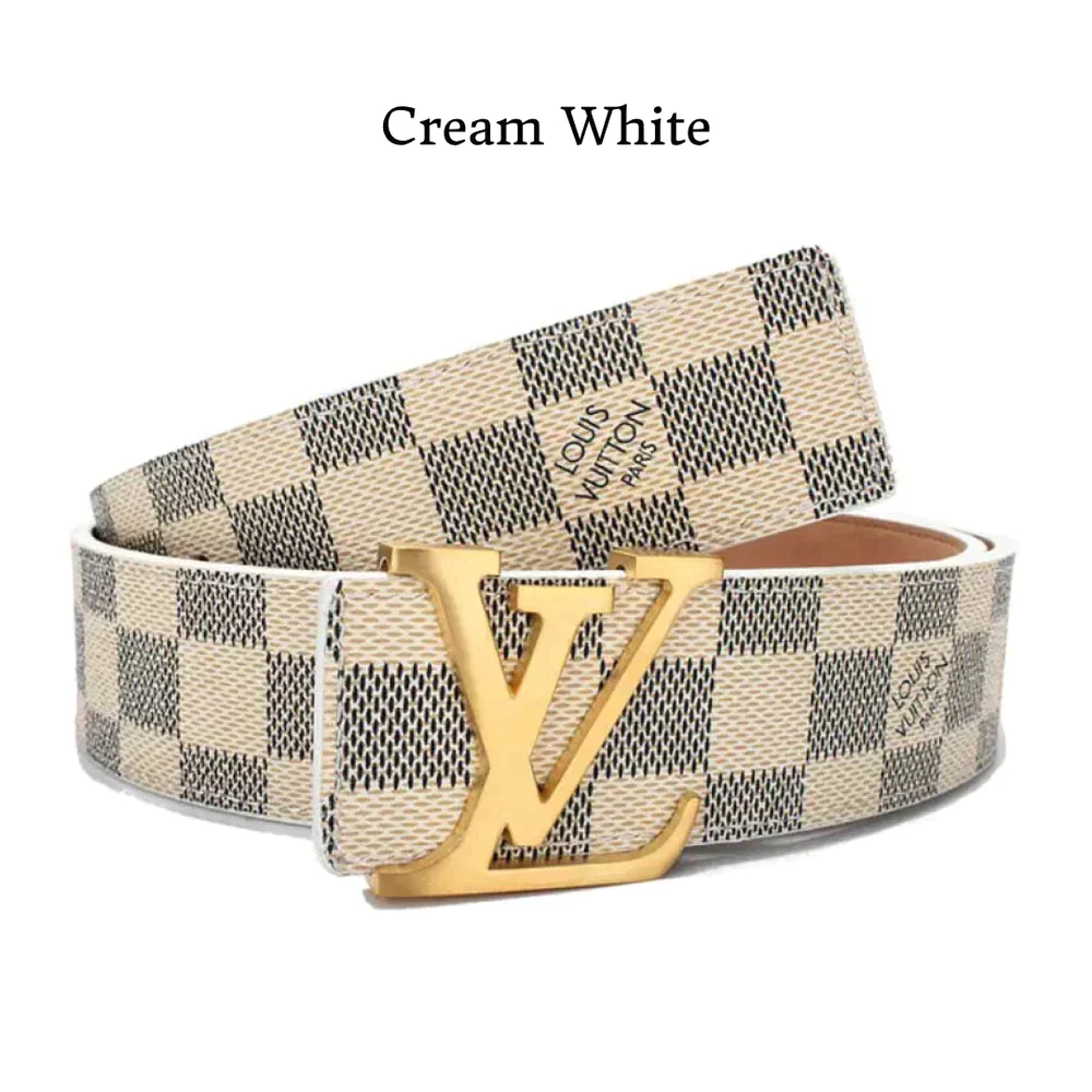 Обръщащ се колан Louis Vuitton LV Initiales + изящна подаръчна кутия