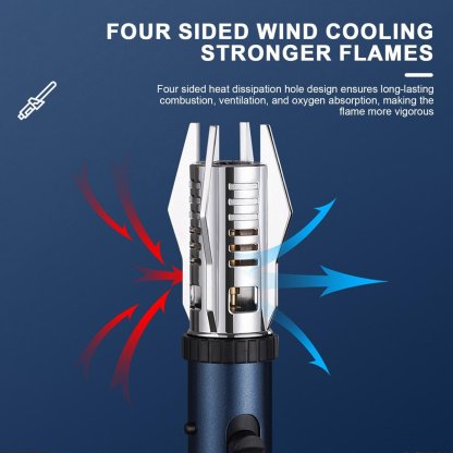 💥💥(FRETE GRATUITO) - Isqueiro de chama de sabre de luz à prova de vento 360°