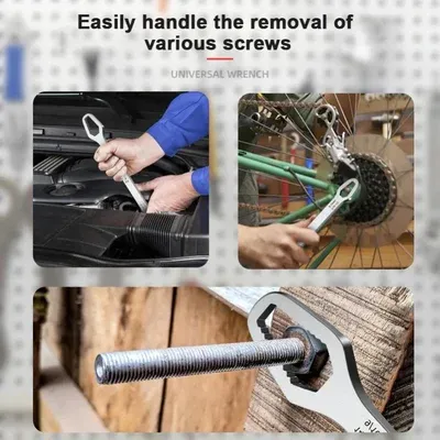 🎉 Limited Time 50% OFF! 🌈🔧 8-22mm Universal Wrench Receive a FREE 3-17mm Universal Wrench! 💪