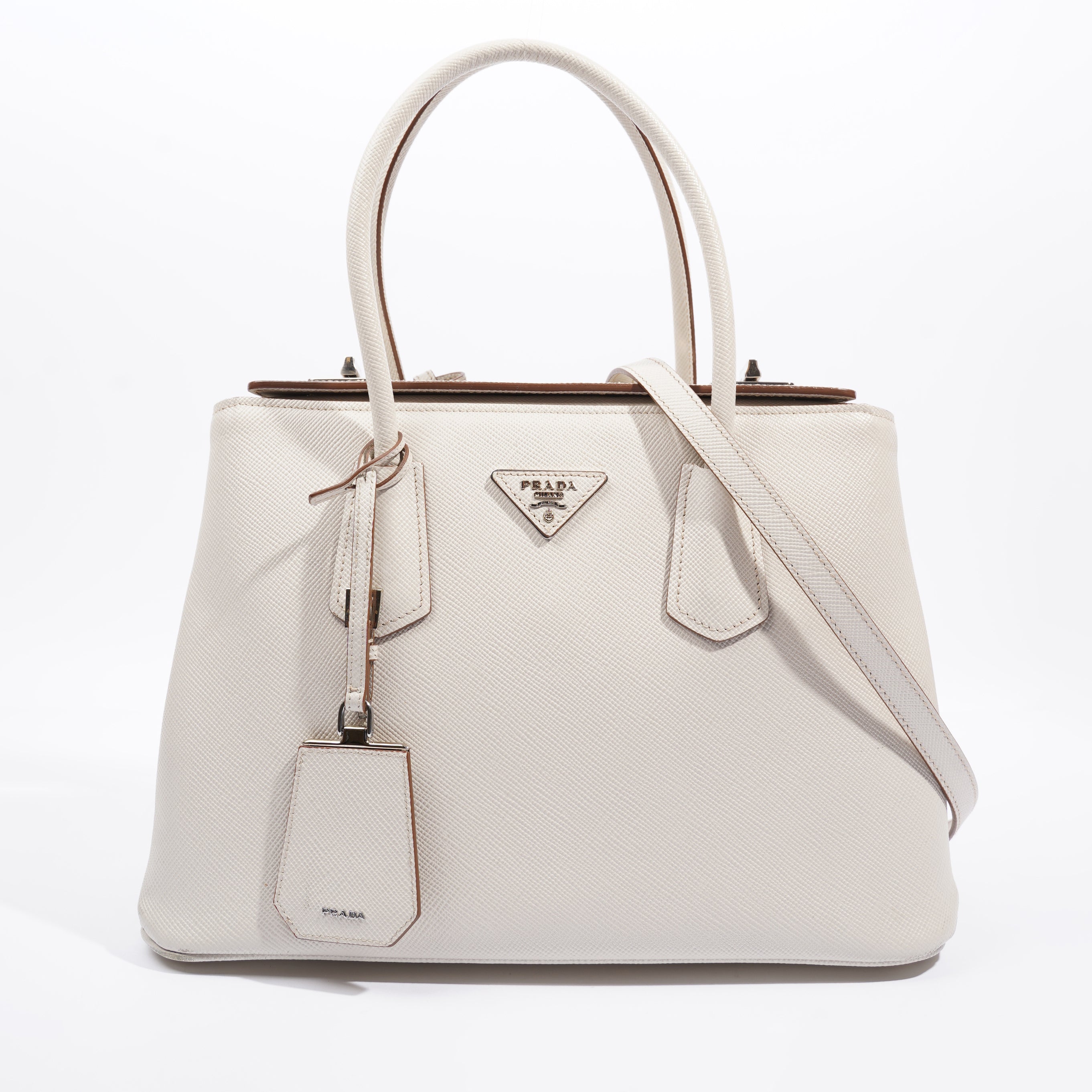 Tote Prada Turnlock Piele Saffiano