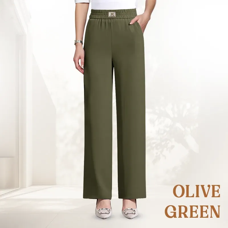 🔥GlamorEase - Perfect Drape High Rise Pull-On Stretch Pants