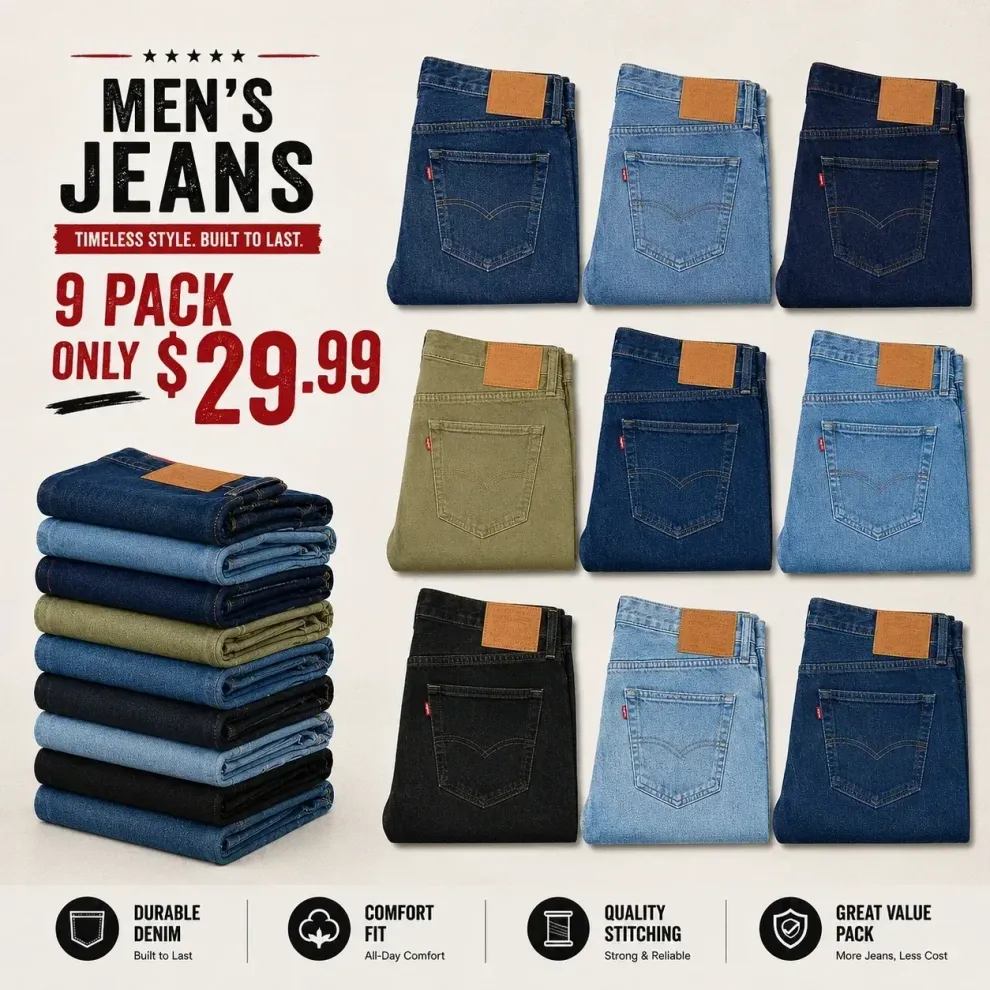 🔥 Clearance Sale — Limited Stock! 🔥Men's ORIGINAL FIT JEANS