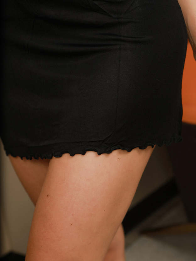 Pure Silk Sexy Straps Nightgown Dress