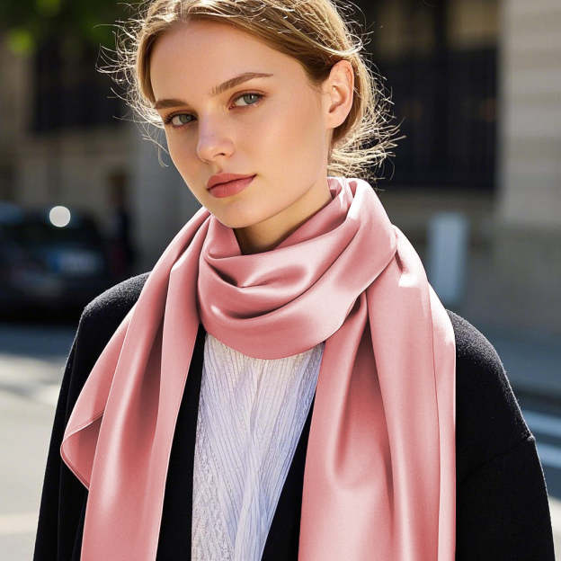 Pure Silk Rectangle Long Scarf/Shawl 170x53cm/67