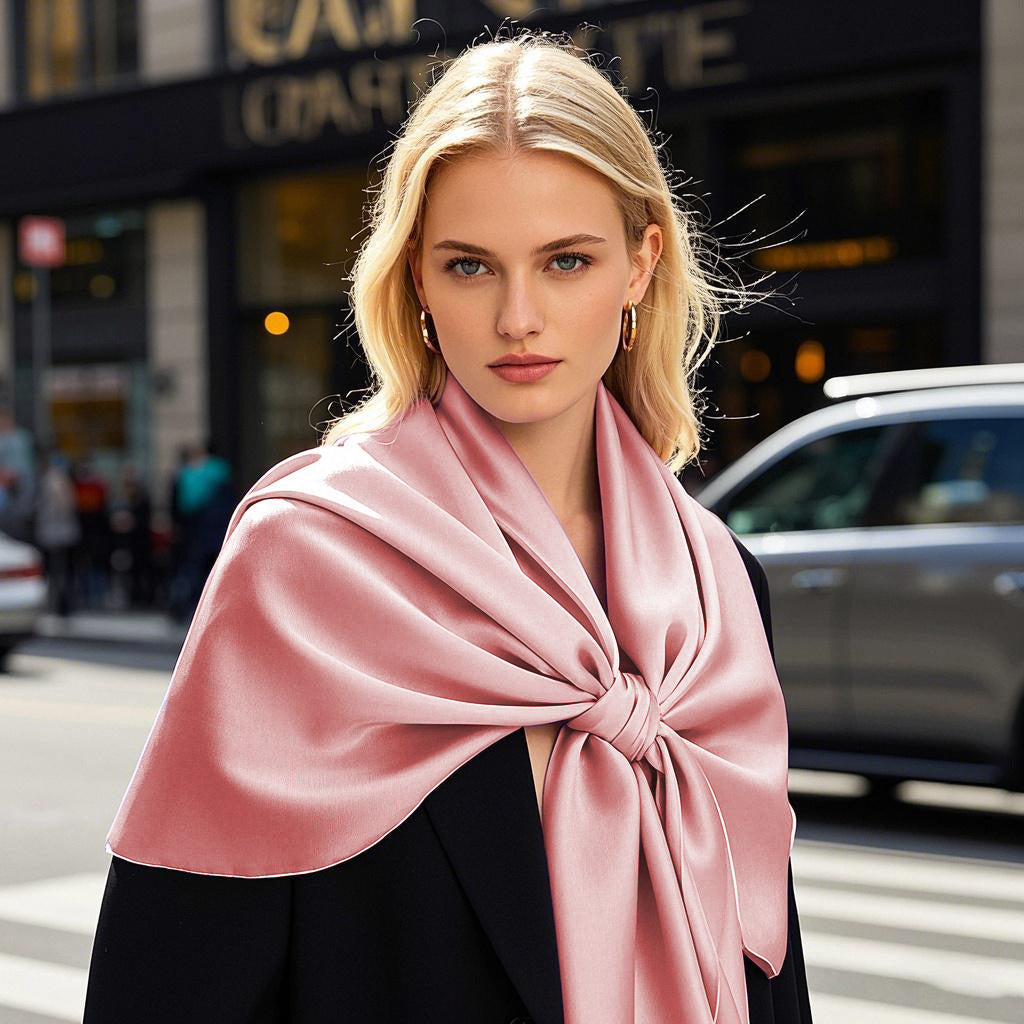 Pure Silk Rectangle Long Scarf/Shawl 170x53cm/67