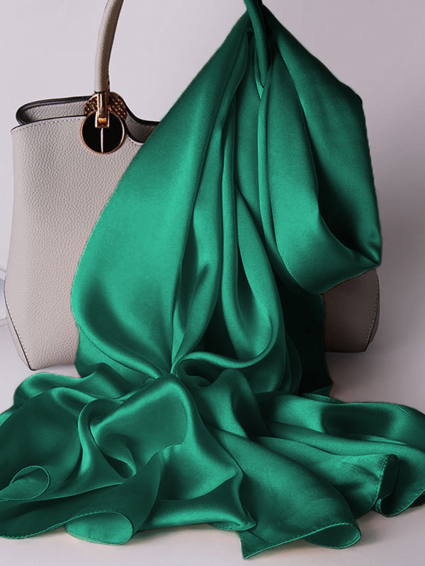 Pure Silk Rectangle Long Scarf/Shawl 170x53cm/67