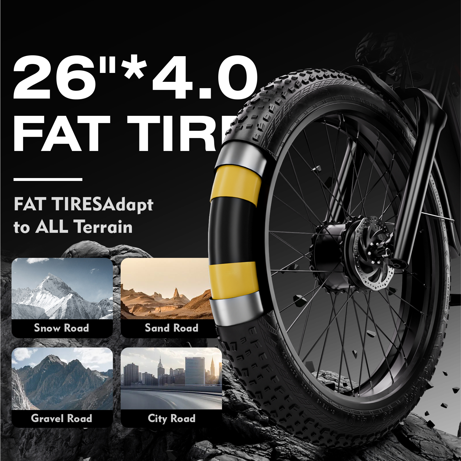  Tifgalop® ES7 Pro -Front & Rear Dual Motor -Drive/ Dual-Suspension Performance E-Bike