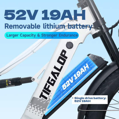 [Classic Model] Tifgalop®  ES7 Signle Motor Ebike,Commuting and off-road