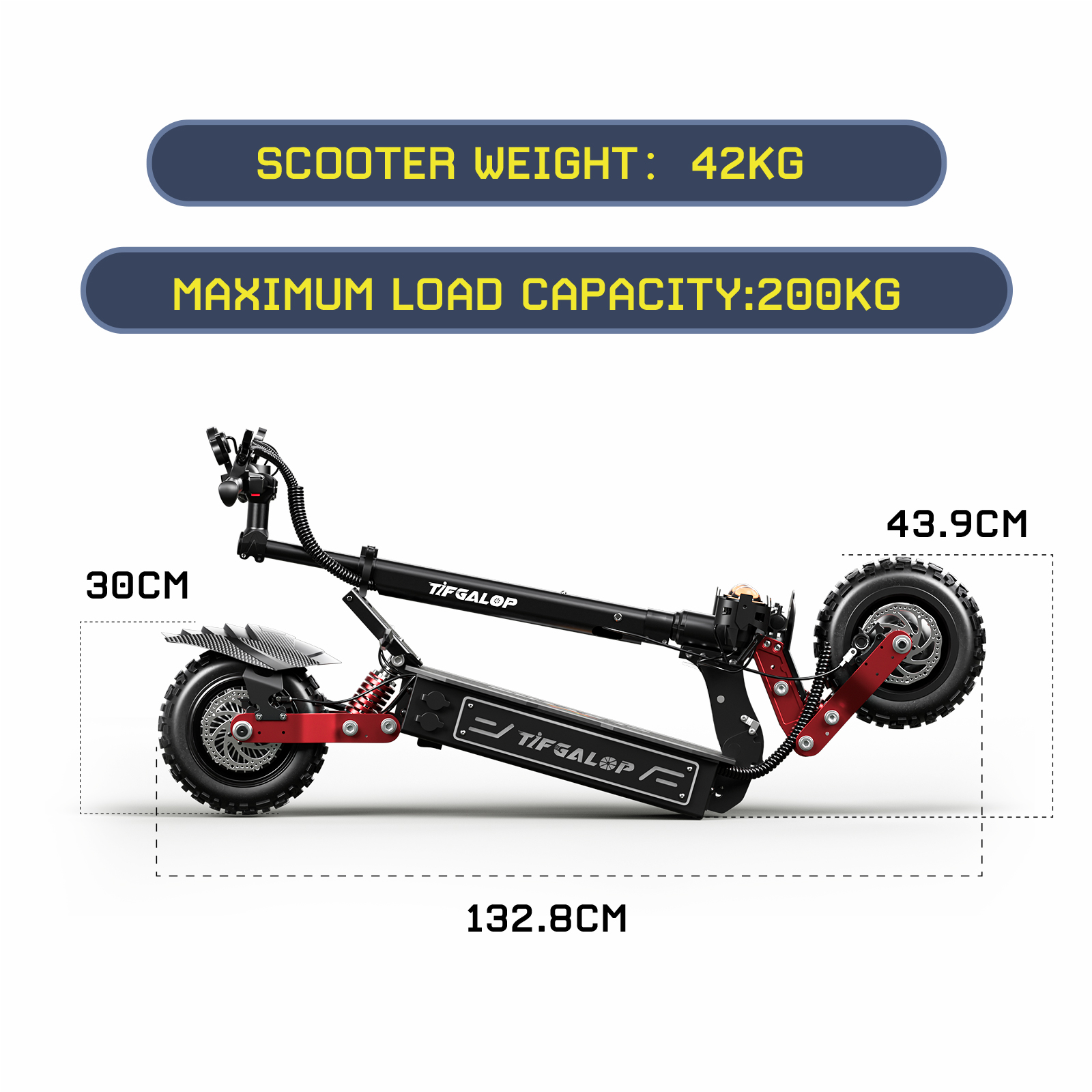 Tifgalop K8 6000W Dual Motor Electric Scooter – Tifgalop Cleytro EU