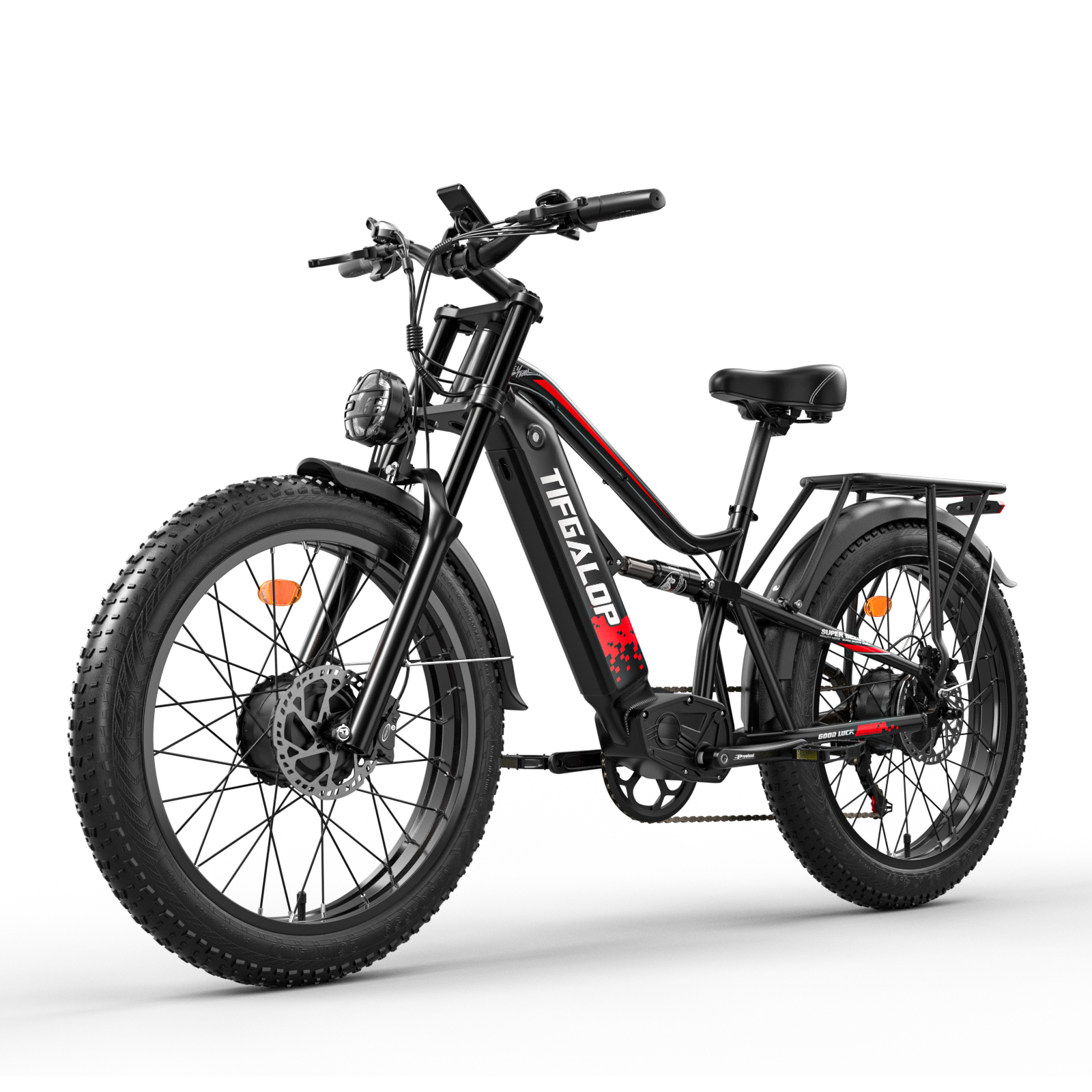 [Dual Motor E-bike] Tifgalop® ES7 Pro Dual-Drive/ Dual-Suspension Performance.