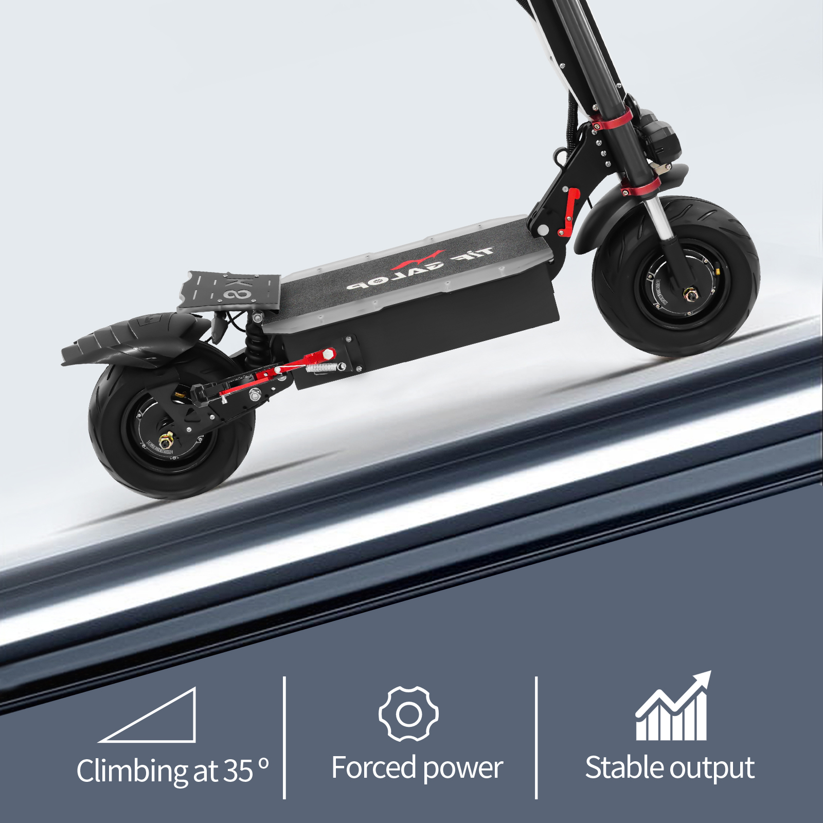 【Limited Discount €100】Tifgalop®K8 EScooter ,the Outdoor Beast with 6000W Dual Motor