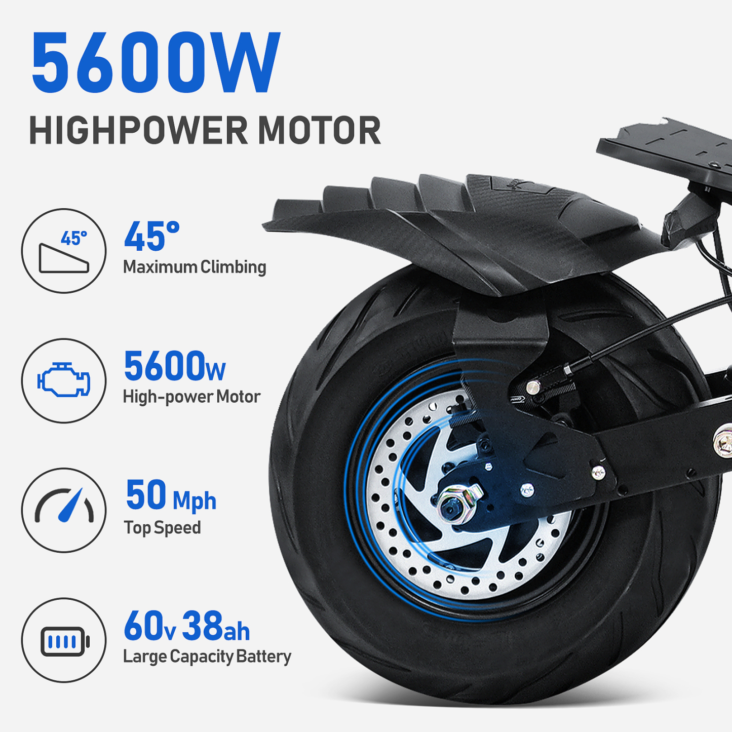 【Limited Discount €100】Tifgalop®K8 EScooter ,the Outdoor Beast with 6000W Dual Motor