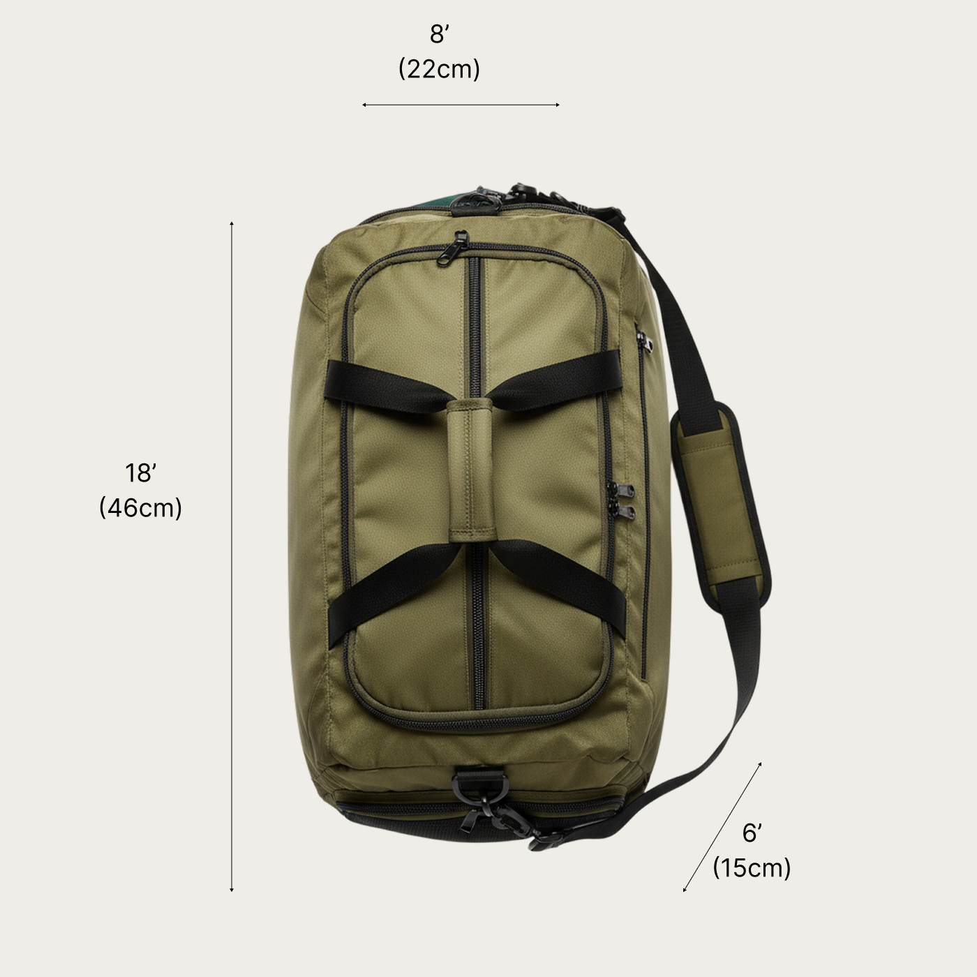 Multi-Pocket Camping Duffel Bag