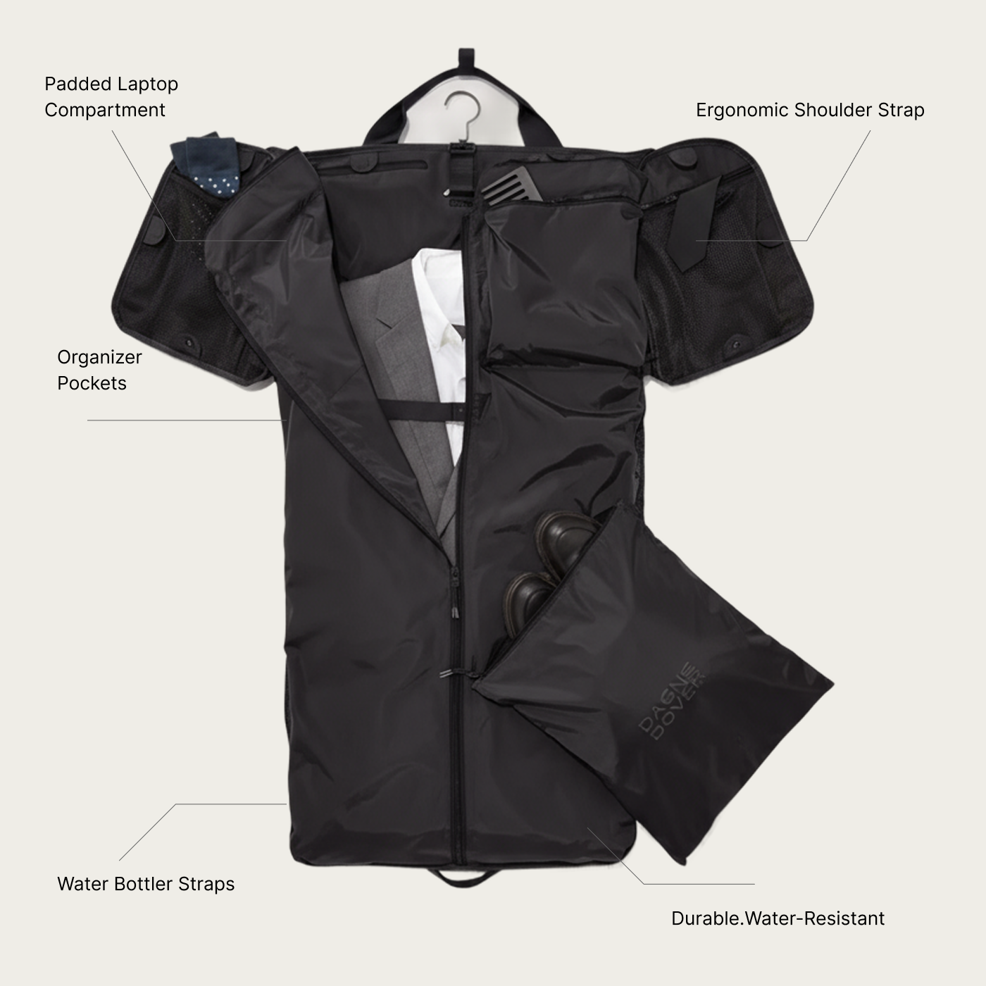 Travel Laptop Messenger Sling Bag