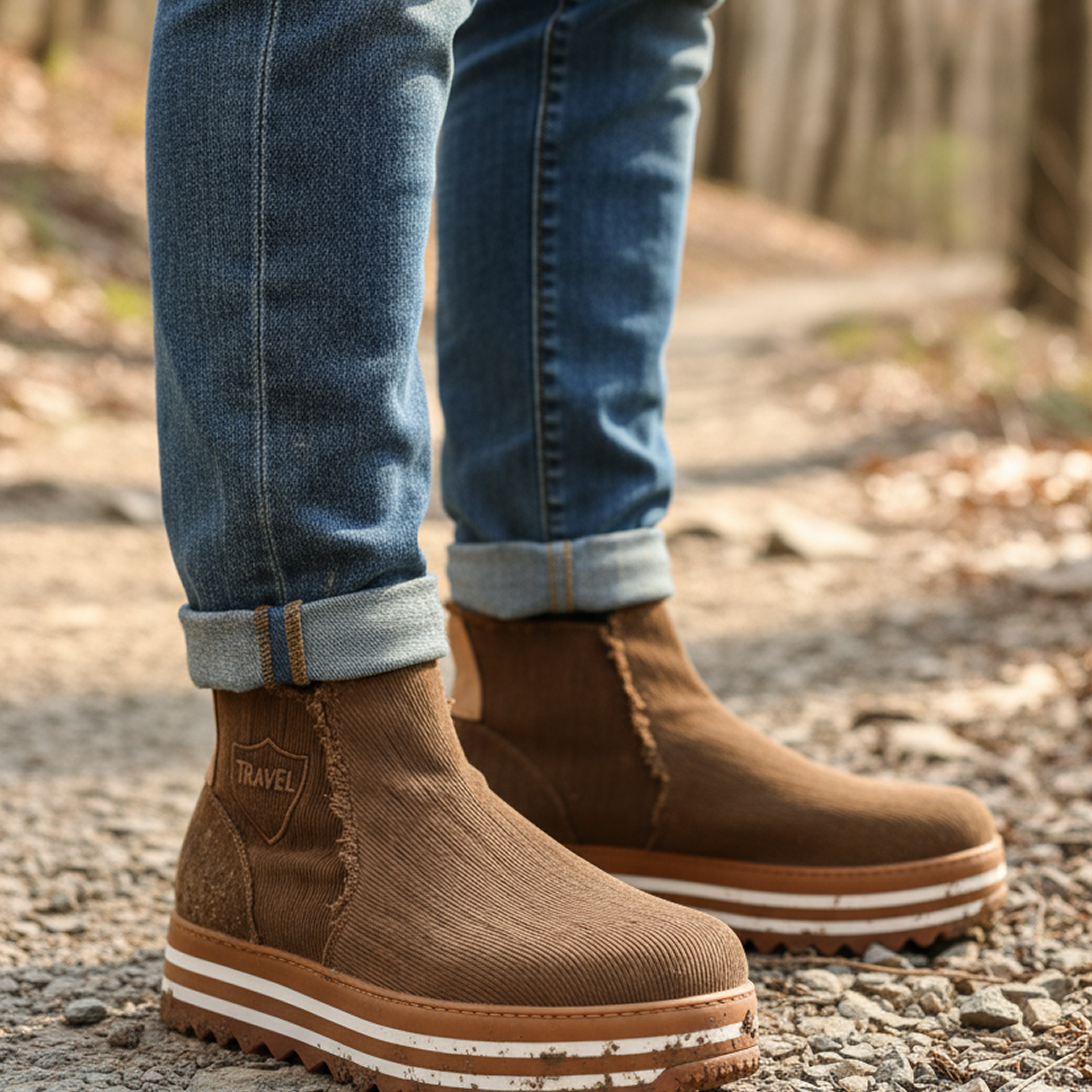 Genuine Leather Chelsea Boots