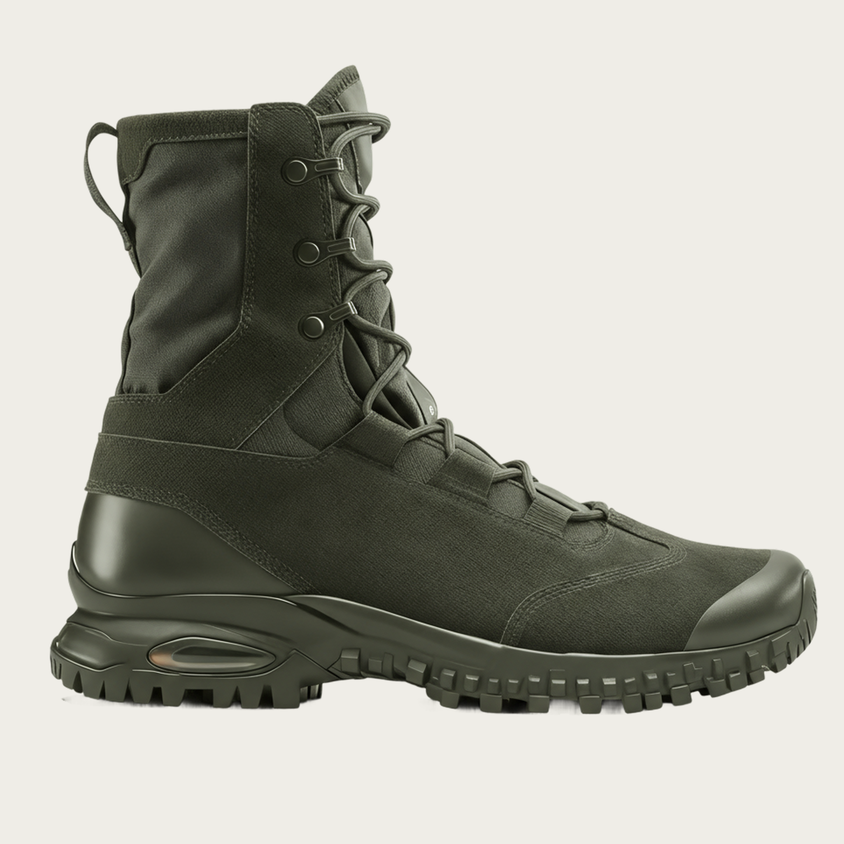 Steel Toe Work Safety Footwear | Olive Green | StrideOn
