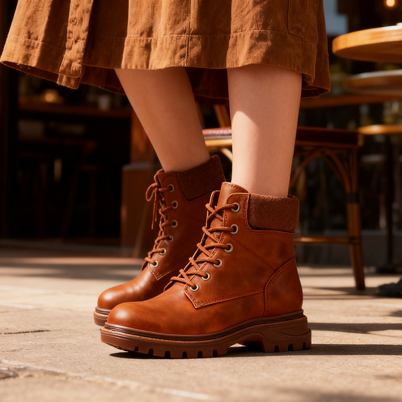 Tactical Leather Hiking Boots