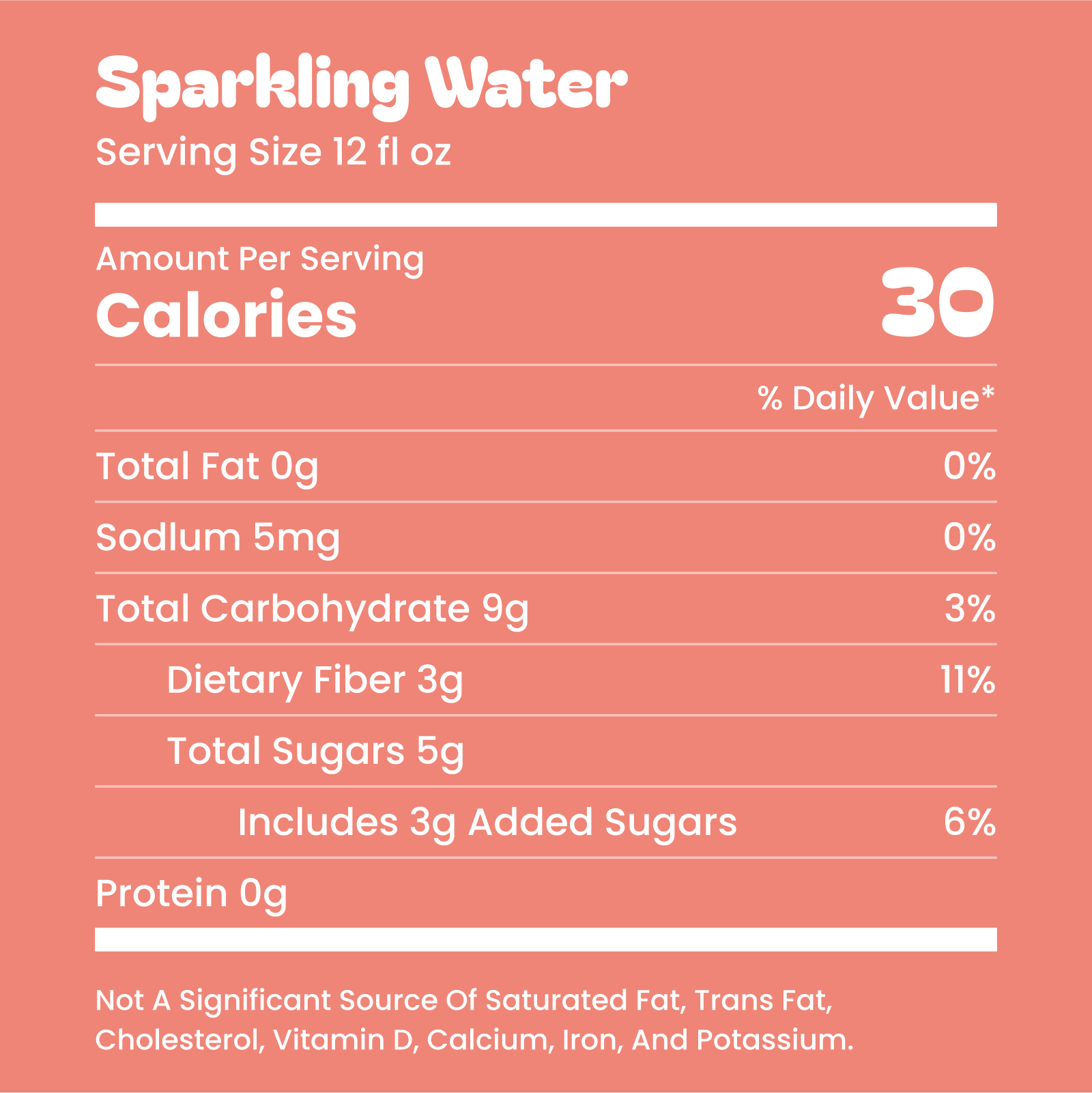sparkling water​​