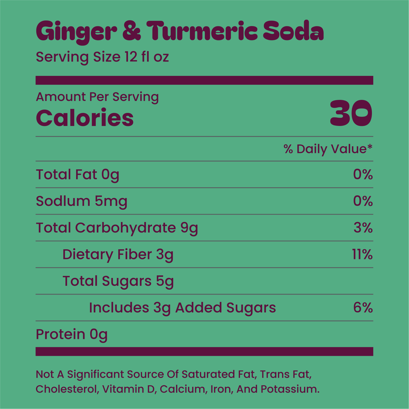 Ginger & Turmeric Soda