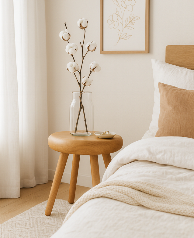 Demo-- small wooden stool