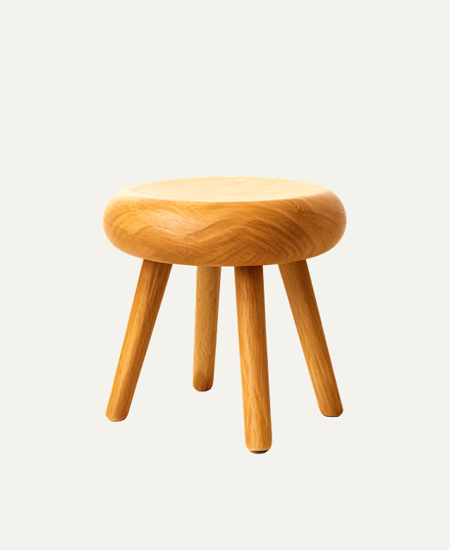 Demo-- small wooden stool