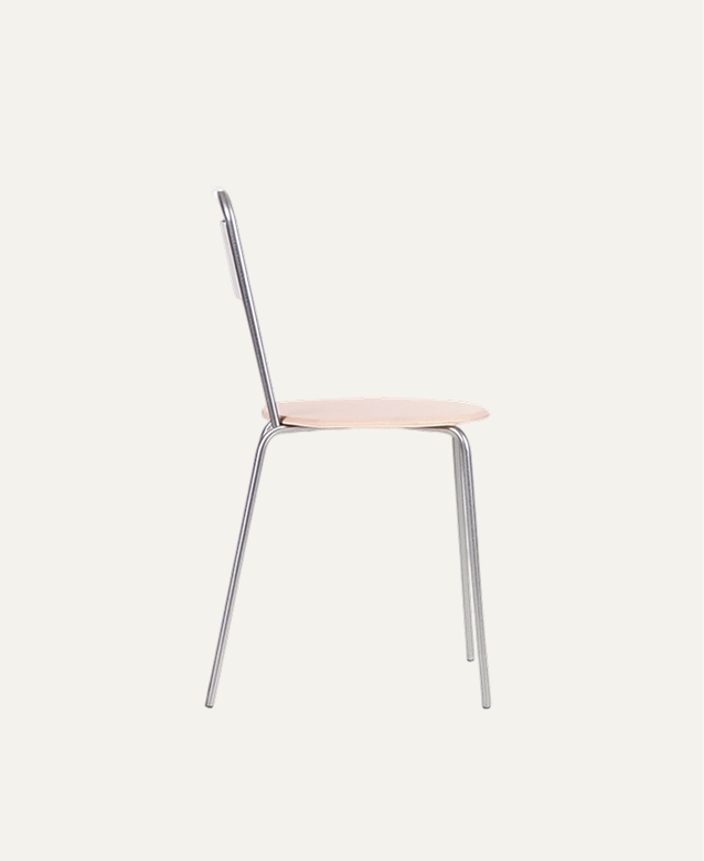 MirrorEdge Stainless Steel Dining Chair