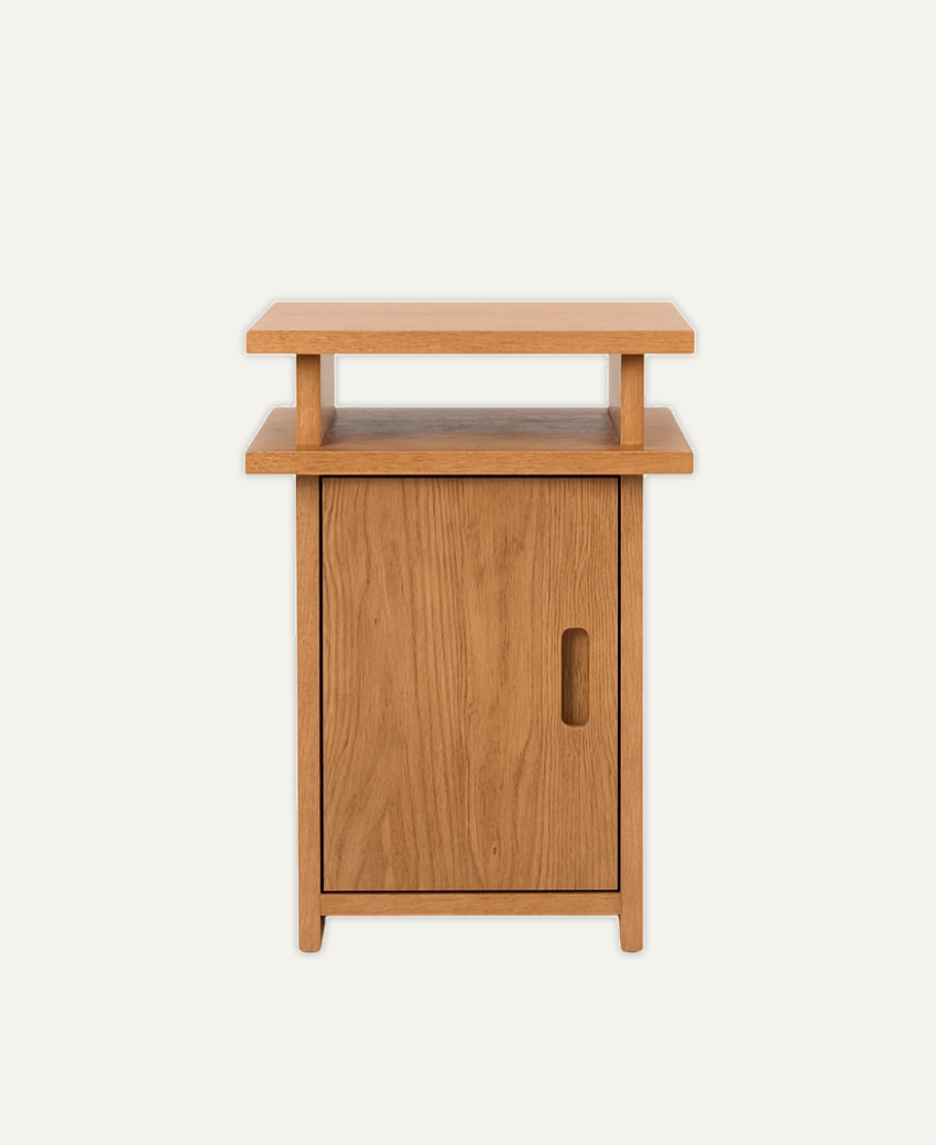 Sleep™ Cooling Gel Memory Foam Inspired Bedside Table with 10" Medium Profile Design