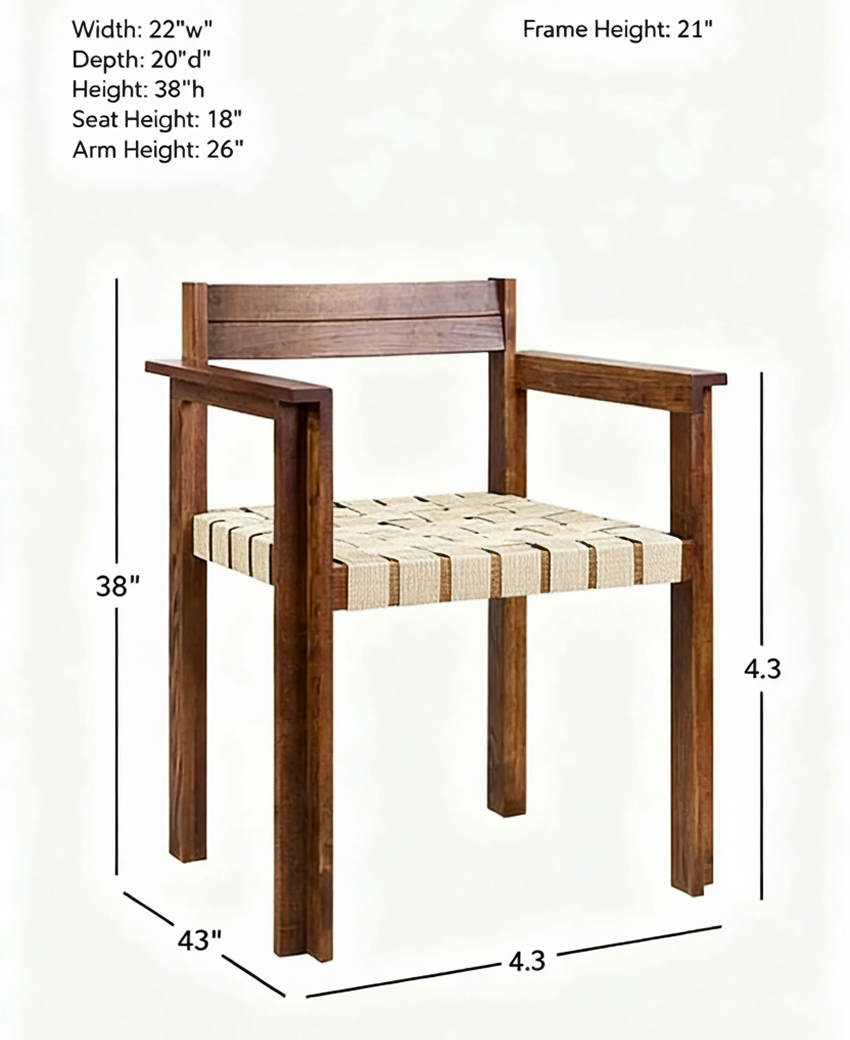 Light Cedar Armchair