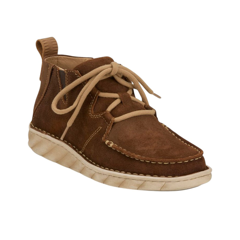 Estancia Leather Moc Toe Chukka Boots