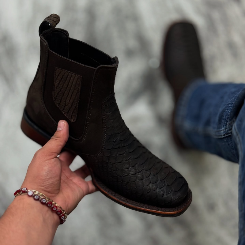 Handmade Python Boss Boots