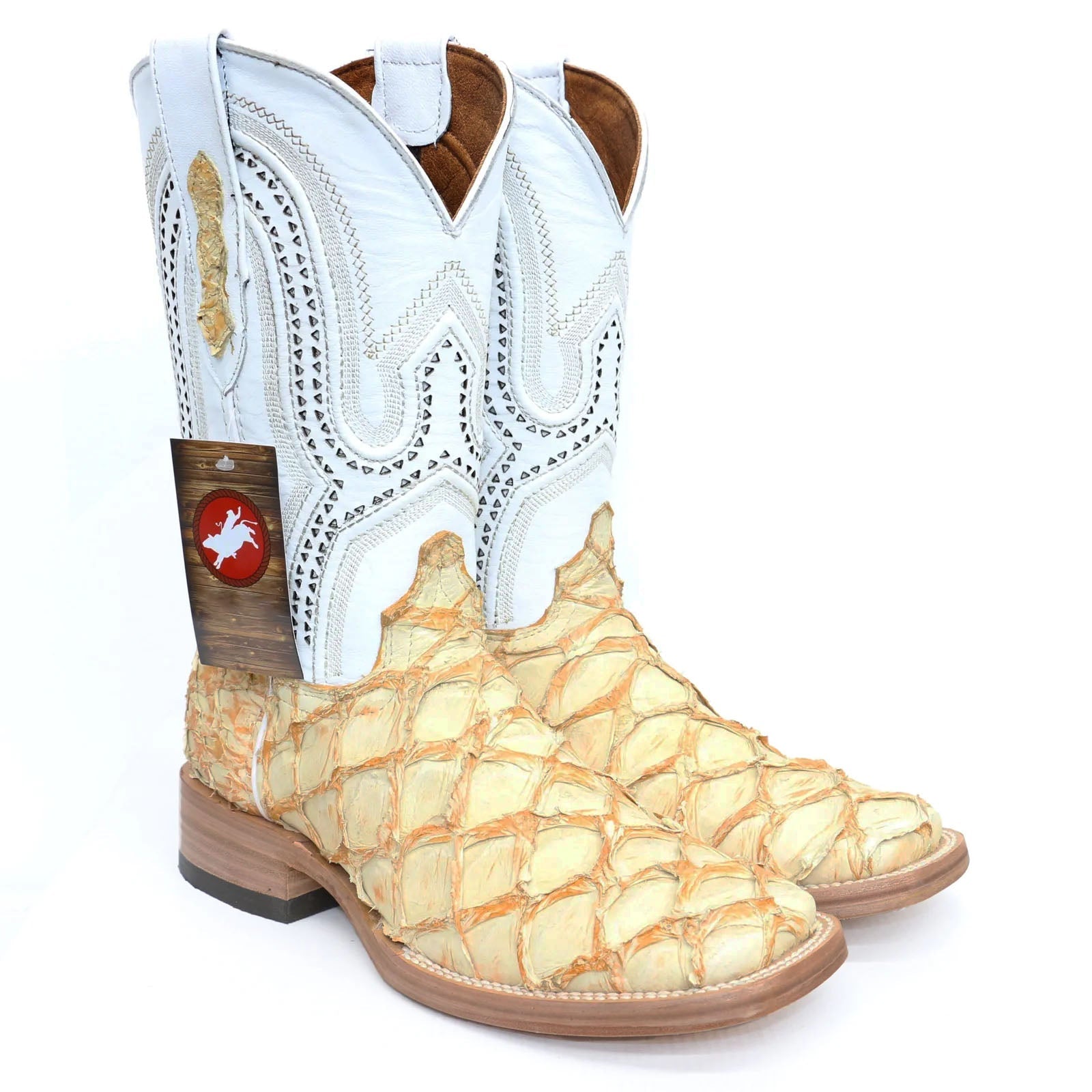 Premium Exotic Pirarucu White Castor