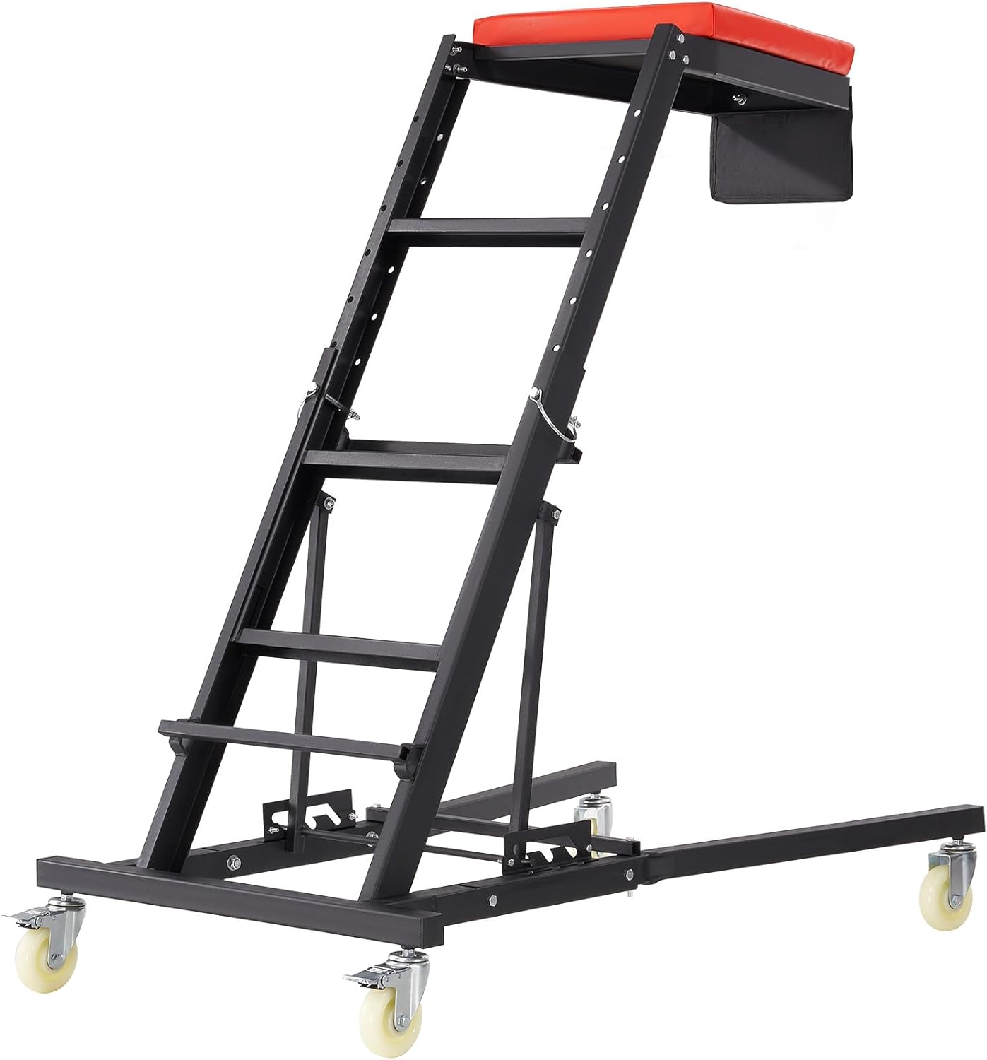 VEVOR Top Automotive Creeper, Engine Creeper 42.5"-64.8", 400 LBS Capacity High Top Creeper, 4 Swivel Caster Wheels, Padded Deck, Creeper for Home Garage, Workshop Repair Maintenance