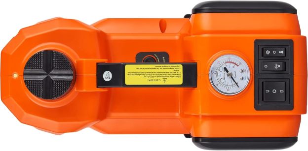 VEVOR Electric Car Jack,Hydraulic Jack Lift with Electric Impact Wrench, Built-in Inflatable Pump, and LED Light for SUV MPV Sedan Truck Change Tires