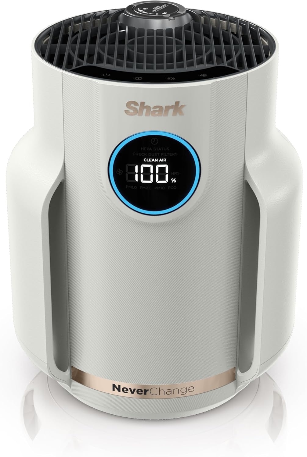 Shark Air Purifier for Home, NeverChange Max, for Large Room, Kitchen, Home Office, HEPA-Exceeding Filter, Captures Pollutants, Pet Dander, Dust, Odor, Smoke, and More, HP301