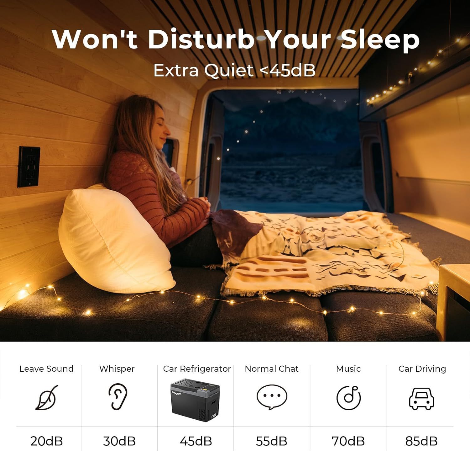 BougeRV 12V 30 Quart Refrigerator, CRPRO VIP, Compressor Electric Cooler with 12V/24 DC, 110-240 AC for Outdoor Camping Overlanding Truck RV SUV Van