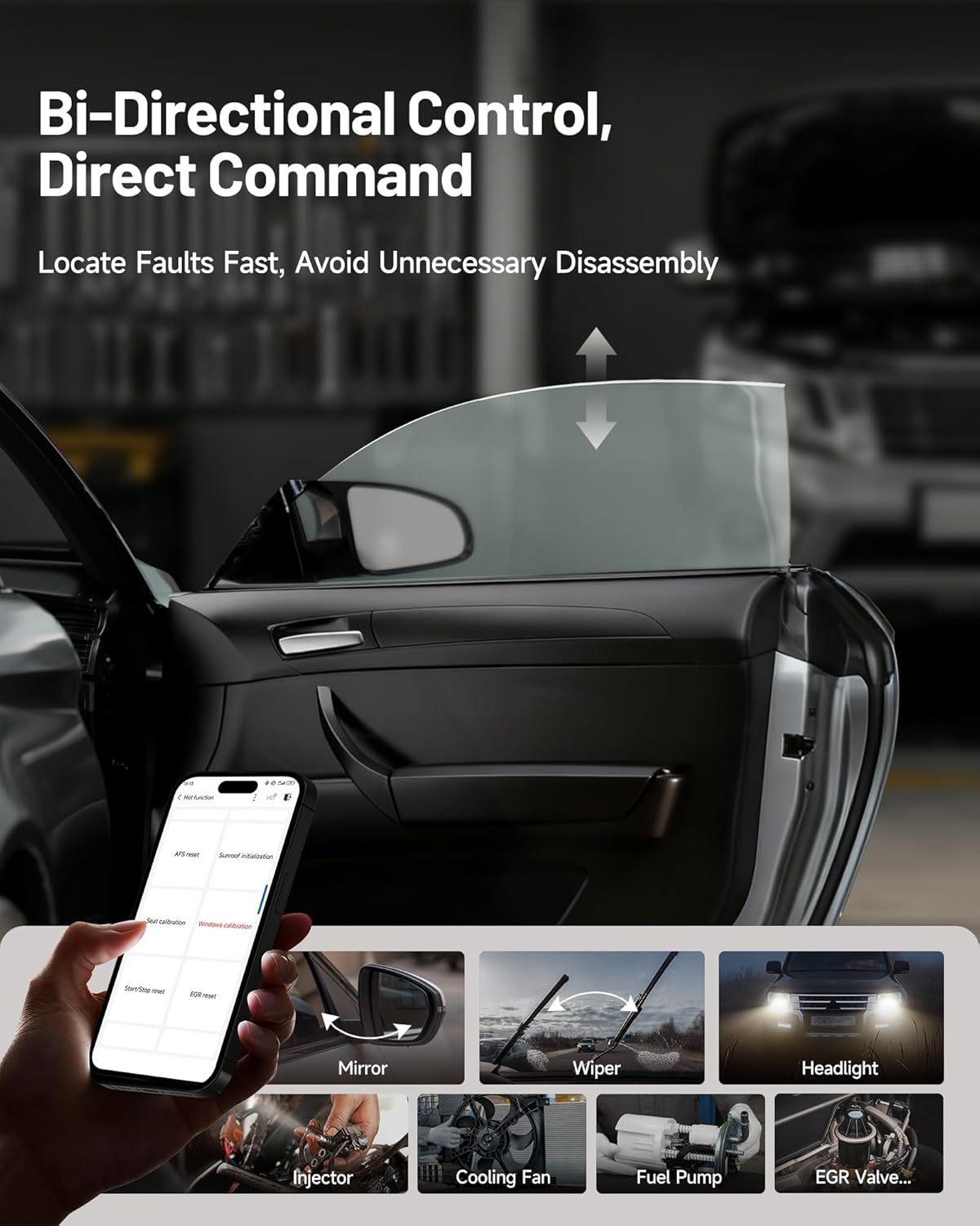 TOPDON Topscan Master OBD2 Scanner Bluetooth, 2026 Wireless Bidirectional Scan Tool, All System Diagnostic Tool for iOS & Android, 30+ Resets, FCA AutoAuth, CAN-FD/DoIP, Upgraded Version of TopScan